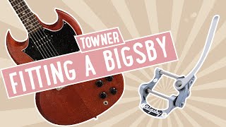 FIT A BIGSBY WITHOUT A DRILL  Towner Bigsby retrofit System [upl. by Bekha]