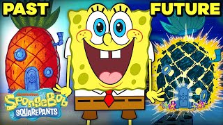 The COMPLETE SpongeBob House Timeline 🍍  SpongeBob [upl. by Tiduj]