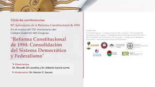 quotReforma Constitucional de 1994 Consolidación del Sistema Democrático y Federalismoquot [upl. by Kalin314]