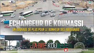 EXPLICATION ET EVOLUTION DU NOUVEL ECHANGEUR DE KOUMASSI  UN PROJET MAJEUR POUR FLUDIFIER ABIDJAN [upl. by Ttsepmet292]