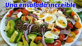 👀👀Ensalada Increiblemente Rica Fresca y Vistosa ¡Se Come Con Los Ojos [upl. by Kerrill]