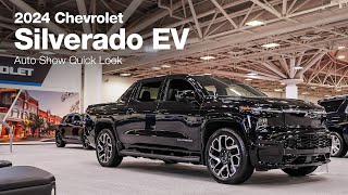 2024 Chevrolet Silverado EV RST  First Look  Twin Cities Auto Show [upl. by Berman]