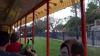 Disney World  Magic Kingdom Orlando Florida  Train from Fantasy Land to Main Street in HD 1080P [upl. by Anastatius]