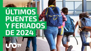 Ve haciendo maletas ¿Cuándo son los últimos puentes y feriados del año [upl. by Amsa]