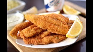 SOUTHERN FRIED CATFISH RECIPE  HOW TO FRY FISH [upl. by Aroz]