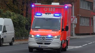 SICHF 1 Berufsfeuerwehr Linz auf Einsatzfahrt [upl. by Debbie]