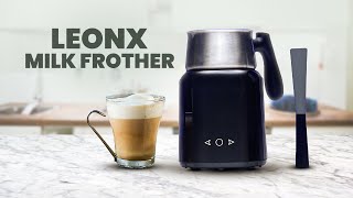 Coolest Milk Frother Works or Not  LEONX Milk Frother Machine Honest HandsOn Review [upl. by Kerat]