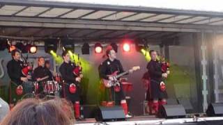 Red Hot Chilli Pipers  Flower of Scotland 2010 [upl. by Boonie]