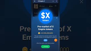 Premarket of X Empire tokens  X EMPIRE Premarket  Token [upl. by Tecu]