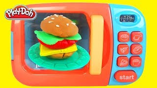 Kleien Met PlayDoh Magnetron Oven Van Speelgoed Keuken Klei Je Mee Nederlands Gesproken Filmpje [upl. by Ettereve]