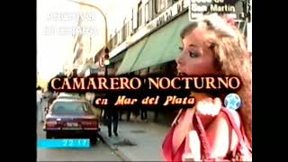 Película Camarero nocturno en Mar del Plata con Tristán y Susana Traverso 1986 [upl. by Brittney]