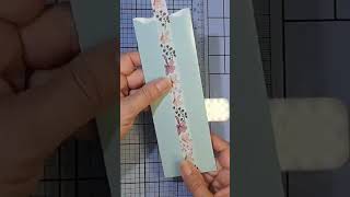 Étui pour marque page scrapbooking tuto [upl. by Jaenicke]