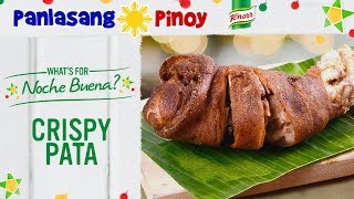 Super Crispy Pata Recipe with Yummy Sawsawan  Panlasang Pinoy [upl. by Chavey113]