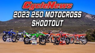 2023 250 Motocross Shootout  Cycle News [upl. by Kamal]