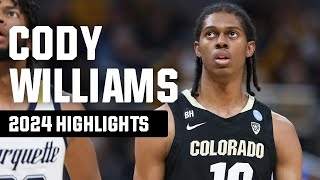 Cody Williams 2024 NCAA tournament highlights [upl. by Aieka]