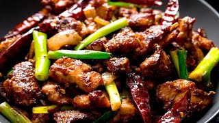 Easy Spicy Szechuan Chicken that you can make at home [upl. by Charissa]