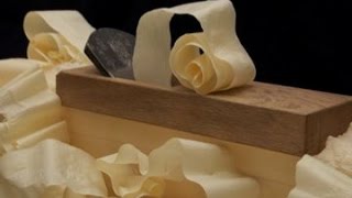 Woodworking Japanese Hand Plane Unbelievable Shavings [upl. by Ettenahc691]