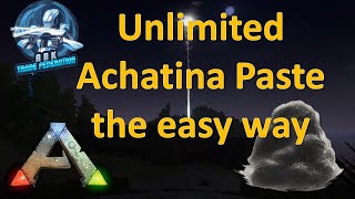 Ark Official PVE Easy way to get unlimited Achatina Paste [upl. by Obrien]