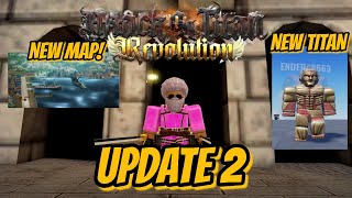 Everything Coming To UPDATE 2 In AOT Revolution New Leaks [upl. by Nnep]