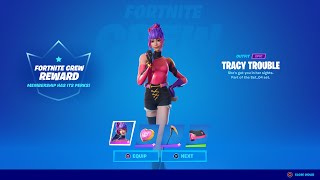 How To Get Tracy Trouble Crew Pack For FREE Fortnite [upl. by Skeie875]