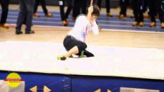 Fancam 120108 Myungsoo fail on high jump  Idol Athletic Championship [upl. by Ileek517]