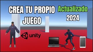 🎮Como hacer un JUEGO 3d en UNITY para android y pc 2024 ✔️ [upl. by Aratihc]