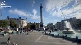 London Trafalgar Squarenews travelvlog [upl. by Sebbie906]