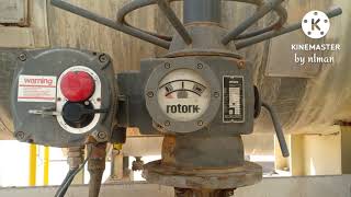 MOV  Motor Operated Valve  rotork [upl. by Sudaorb891]