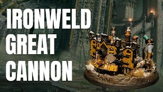 Painting Ironweld Great Cannon  Greywater Fastness  Age of Sigmar [upl. by Laurette341]