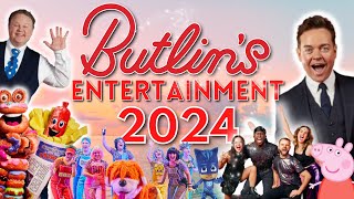 ALL Butlins Entertainment 2024 [upl. by Pallas237]