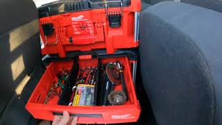 Milwaukee Packout Best Back Seat Tool Box [upl. by Attenal]