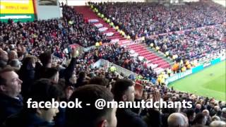 MAN UTD SONGS  FELLAINI SONG AT MIDDLESBROUGH AWAY [upl. by Ijneb]