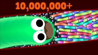 Slitherio 10000000 High Score World Record Slitherio Best Moments AI [upl. by Aziar]