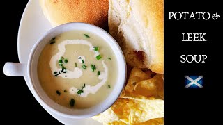 Potato amp Leek Soup  Creamy Tattie amp Leek Easy Recipe [upl. by Idnar689]