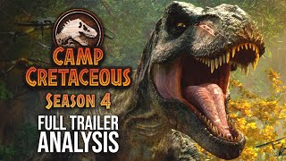 SEASON 4 TRAILER BREAKDOWN  New Island and Creatures Revealed  Jurassic World Camp Cretaceous [upl. by Tisbee]