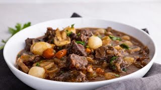 Boeuf Bourguignon French Beef Stew Chew Out Loud [upl. by Esilrahc147]