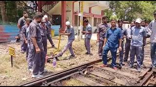 Pointsman training video Railway pointsman work Assistant pointsmanRailway group d joining latter [upl. by Nosemaj144]