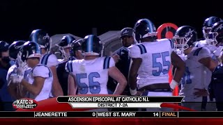 FNF Week 3 Ascension Episcopal vs Catholic NI [upl. by Nnaycart]