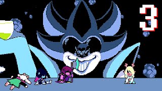 DELTARUNE Chapter 2  PACIFIST Route Finale Spare amp Fight Ending Variations  3 [upl. by Kcinimod939]