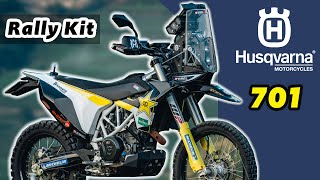 New Husqvarna 701 RALLY KIT Bike Build [upl. by Cianca299]