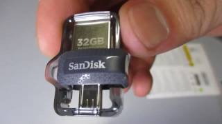 Sandisk OTG Dual Drive 32GB From Lazada [upl. by Sitnik551]