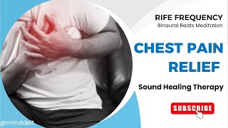 Chest Pain Relief  Rife Treatment  Binaural Beats  Pink Noise  Sound Healing Therapy [upl. by Yltsew121]