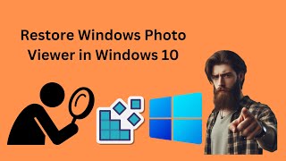 How to Restore Windows Photo Viewer in Windows 10 Using Registry Editor  GearUpWindows Tutorial [upl. by Phene]