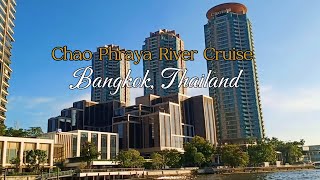 Travel Vlog  Chao Phraya River Cruise  Amazing Thailand  Bangkok Thailand [upl. by Udenihc]