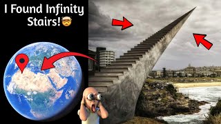 😰 I Found Infinity Stairs in Real Life On Google Earth and Google Maps googlemaps [upl. by Etti]