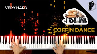 Coffin Dance Piano Tutorial  EASY to VERY HARD [upl. by Aisetra]