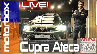 Cupra Ateca al Salone di Ginevra 2018 il primo modello del brand Cupra [upl. by Pegasus]