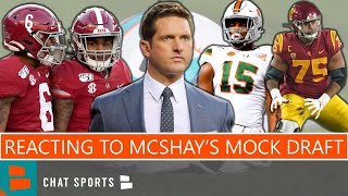 Dolphins Draft Rumors Reacting To Todd McShay’s Miami Dolphins Picks amp Trade  2021 NFL Mock Draft [upl. by Ken]