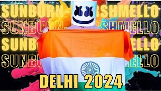 marshmello HOLI INDIA TOUR 2024  DELHI NCR  THE DHVANIL LIFE  SunburnFestival marshmello [upl. by Egrog747]