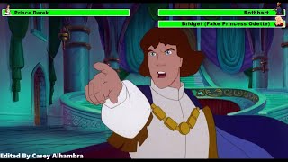 The Swan Princess 1994 Final Battle with healthbars 12 [upl. by Yellas]